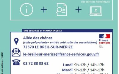 Un Espace France Services vient d’ouvrir au Breil-sur-Mérize