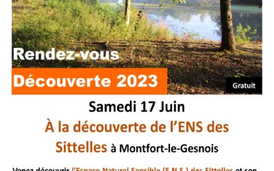 Partez à la découverte de l’ENS des Sittelles le 17 juin