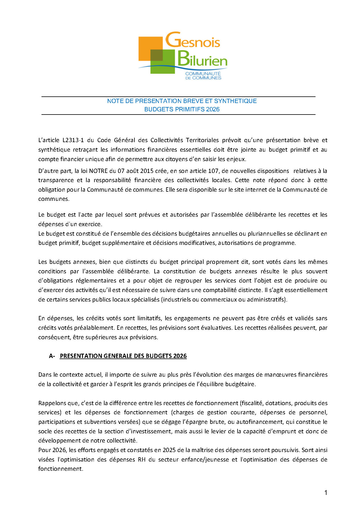 CCGB NOTE BREVE ET SYNTHETIQUE BUDGETS 2026_Page_01