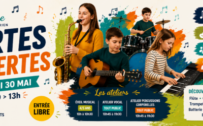 Portes ouvertes à l&rsquo;École de Musique – Samedi 30 mai 2026