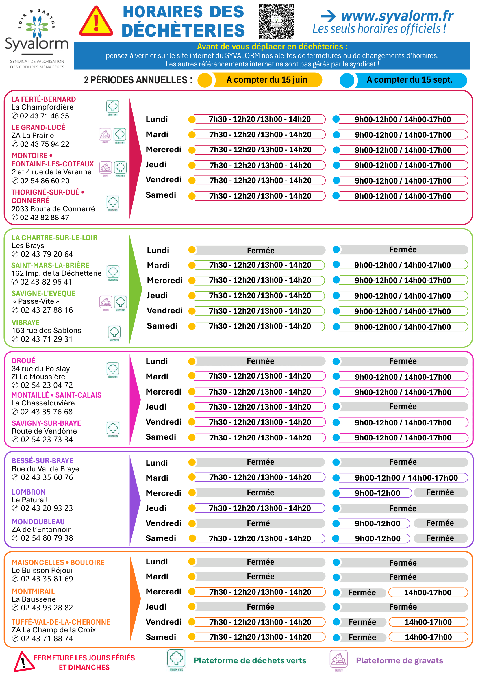 2026-06 Horaires-des-decheteries-SYVALORM