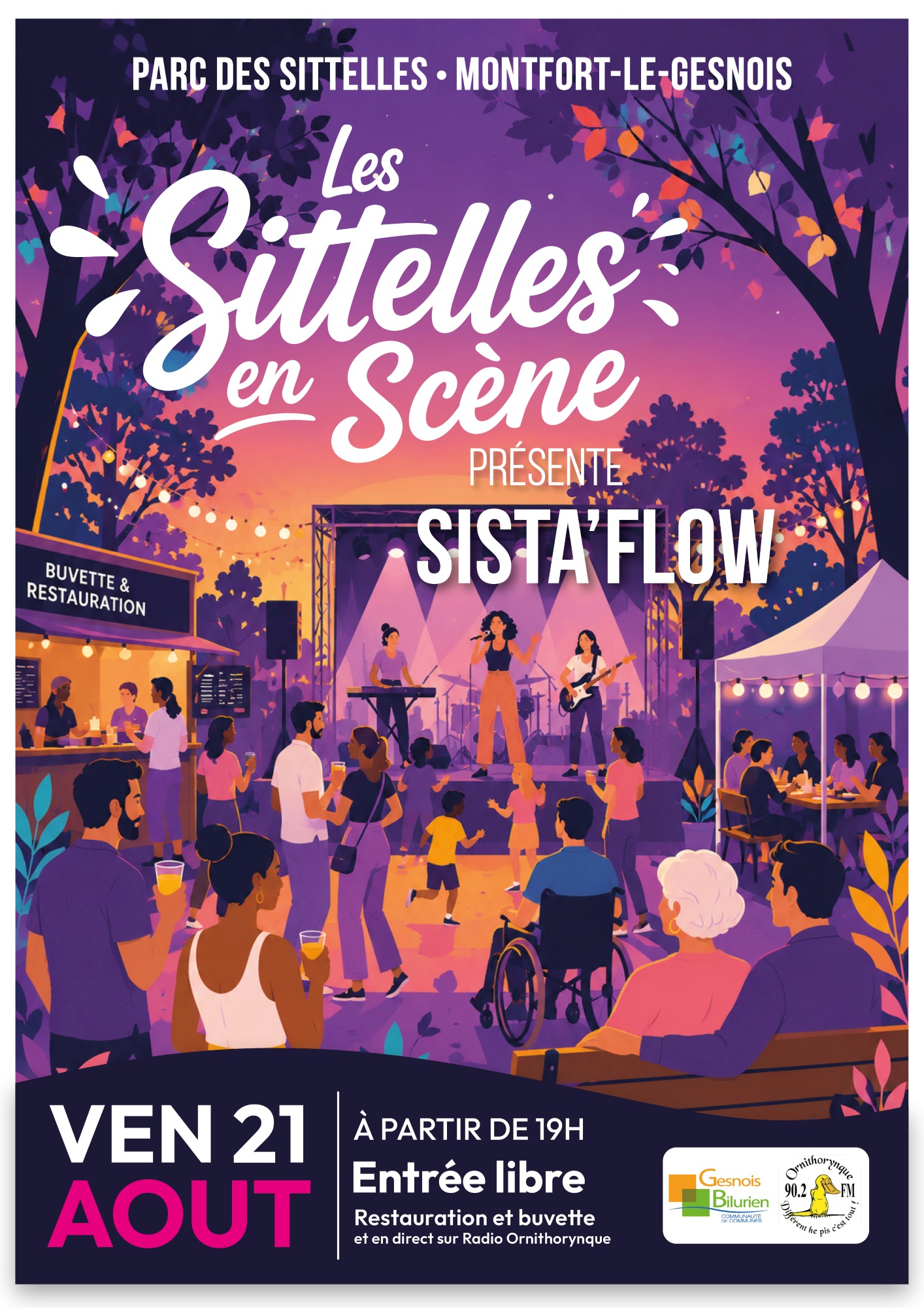 2026-08-21 Les Sittelles en scène - Affiche
