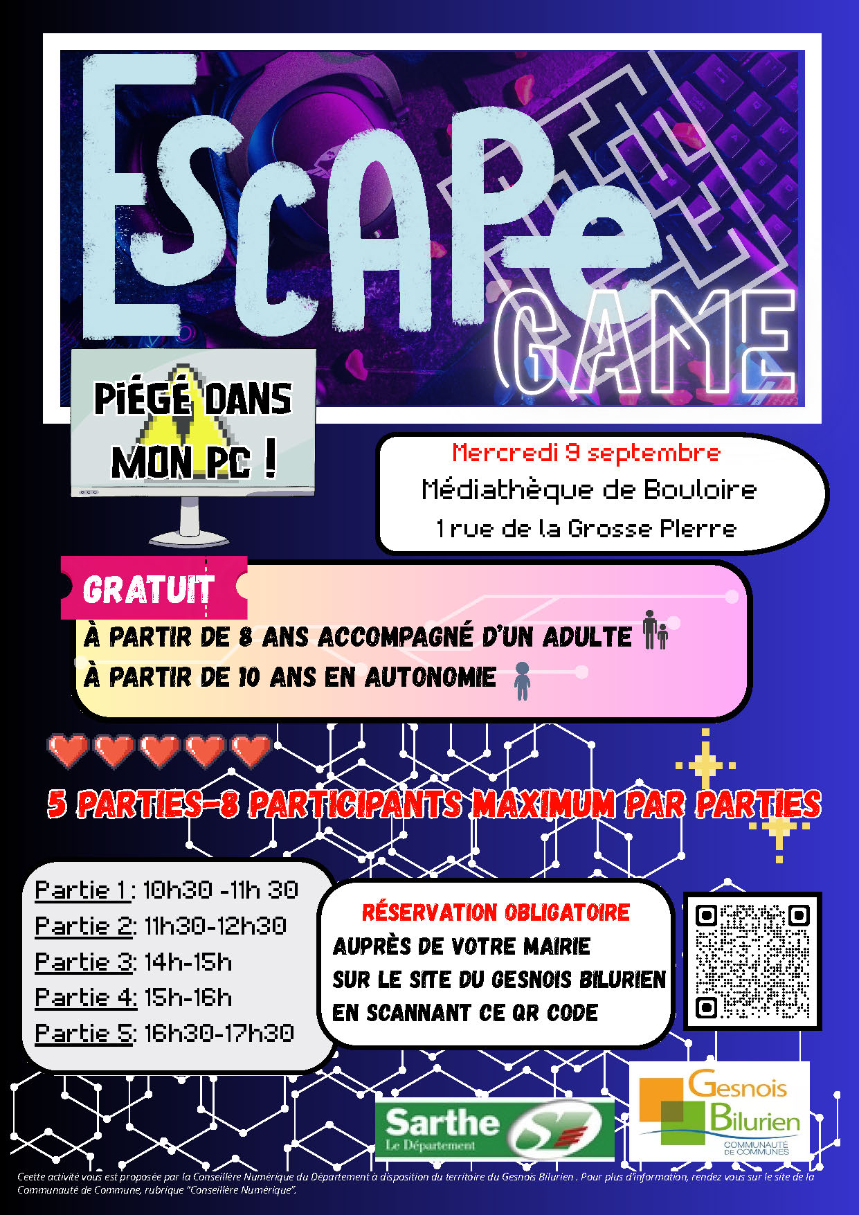 Numérique - Escape Game Bouloire