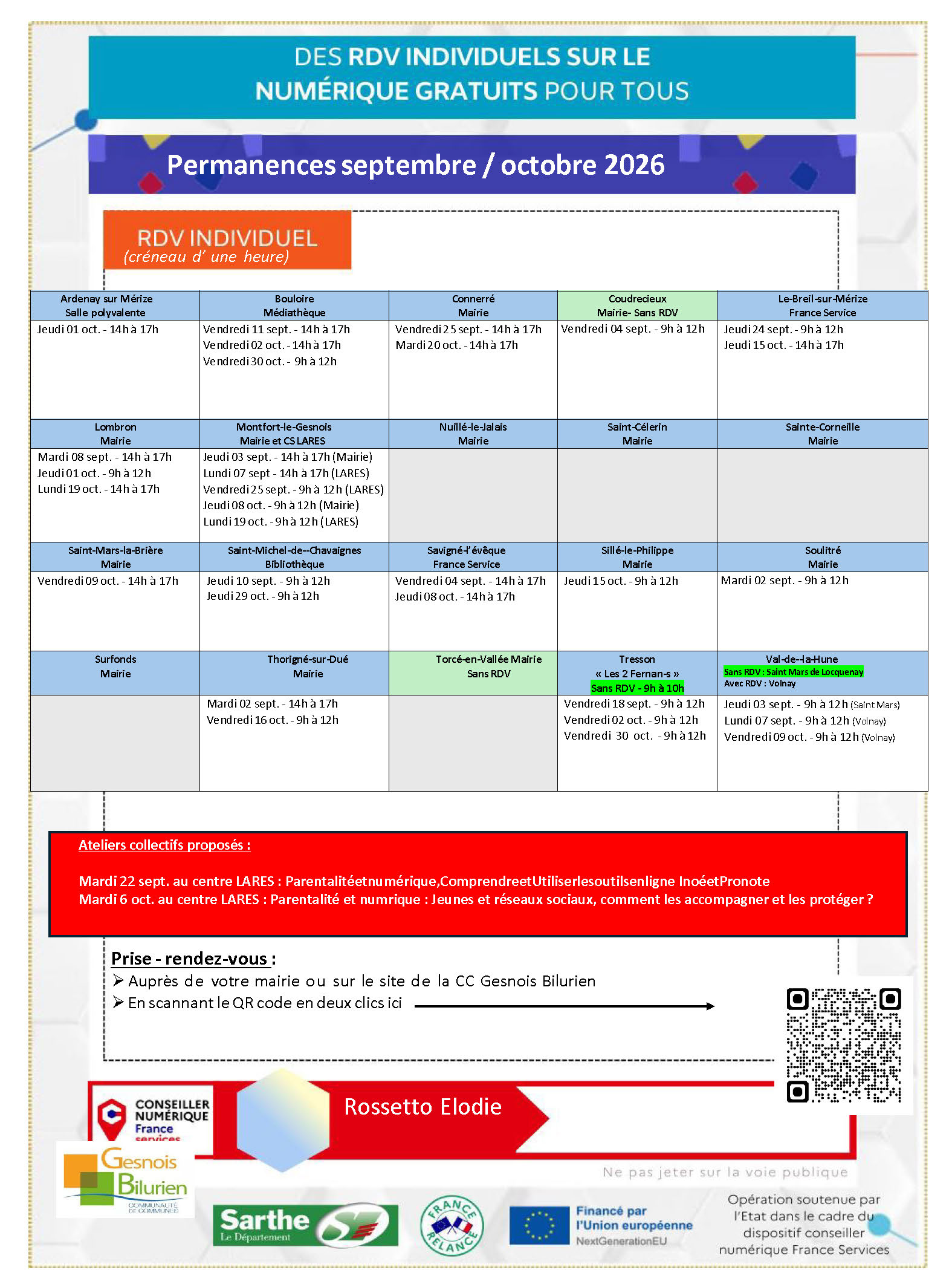 2026-10 CC Gesnois Bilurien Conseiller numérique Planning Sept Oct 2026